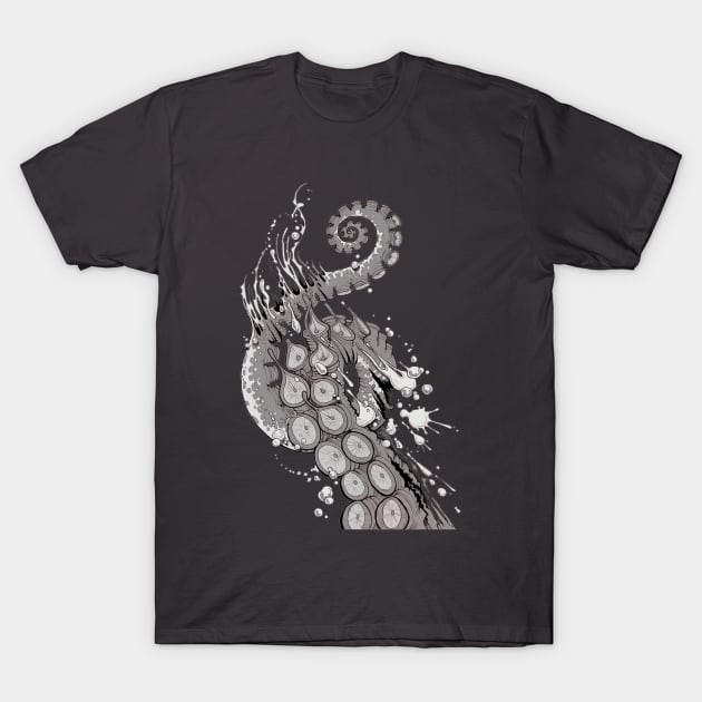 Cephalopodic Swipe T-Shirt by TAOJB